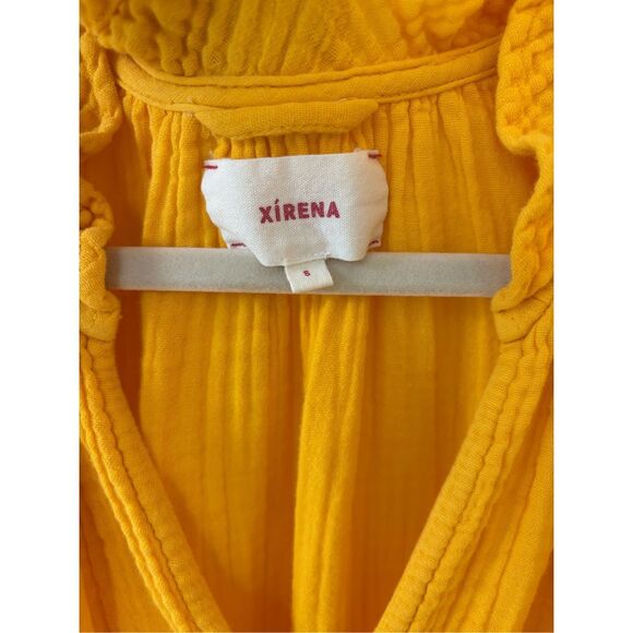 Xirena long sleeve cotton gauze midi dress, $325 Sm - Picture 4 of 8